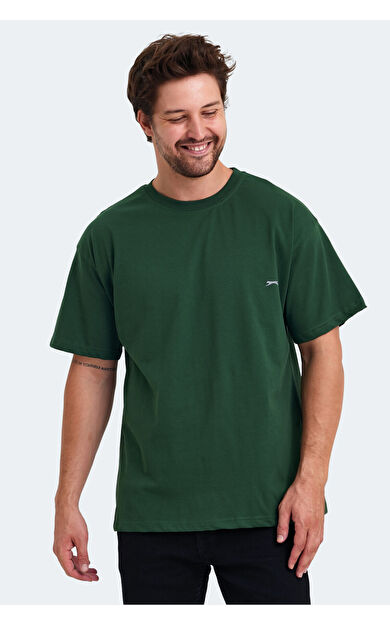 Slazenger KULANA OVER Erkek Tişört Yeşil