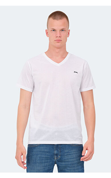Slazenger KID Erkek Tişört Beyaz
