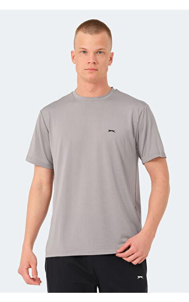 Slazenger OSWIN KTN Erkek Tişört Gri
