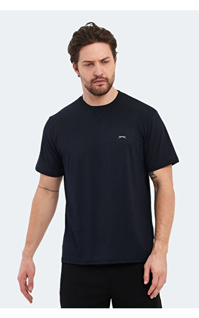 Slazenger OSWIN KTN Erkek Tişört Lacivert