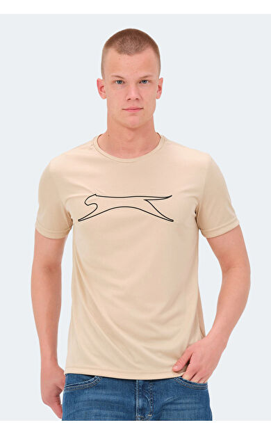 Slazenger NELLE KTN Erkek Tişört Bej