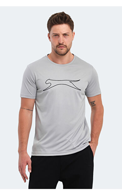 Slazenger NELLE KTN Erkek Tişört Gri