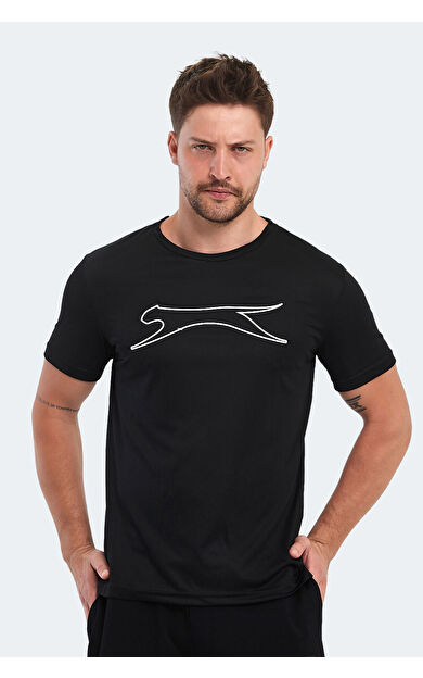 Slazenger NELLE KTN Erkek Tişört Siyah