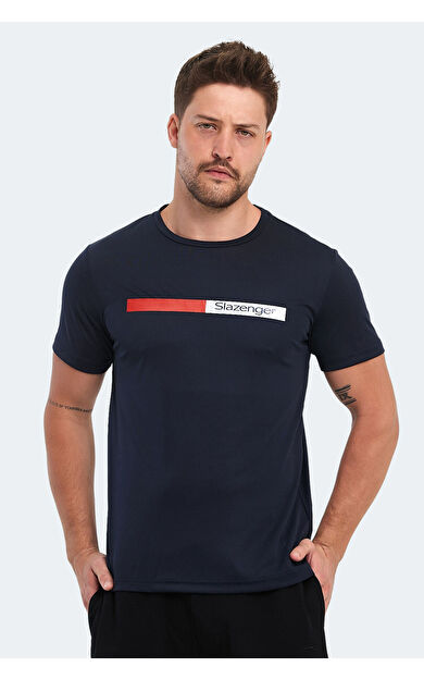 Slazenger NELS Erkek Tişört Lacivert