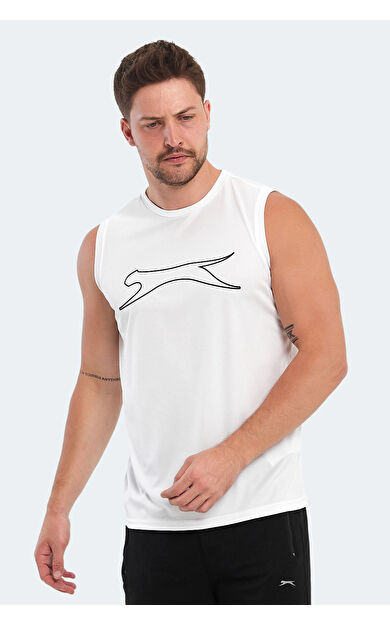 Slazenger NELU Erkek Tişört Beyaz