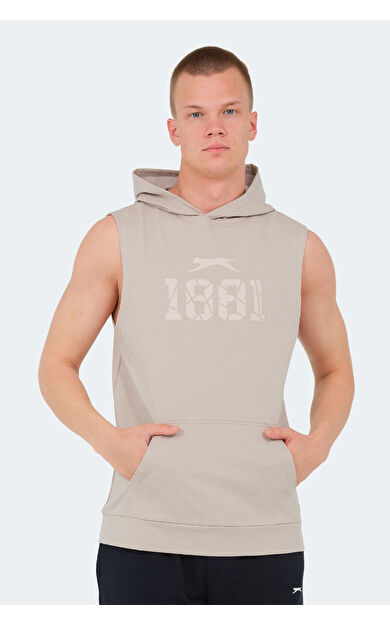 Slazenger VASILISA Erkek Tişört Taş Gri