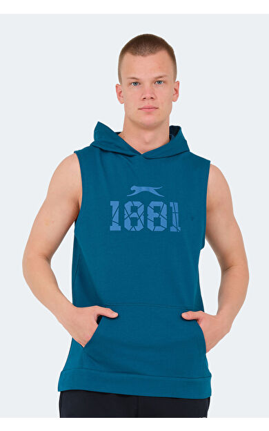 Slazenger VASILISA Erkek Tişört Petrol