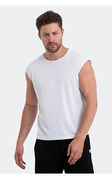 Slazenger VASKA I Erkek Tişört Beyaz