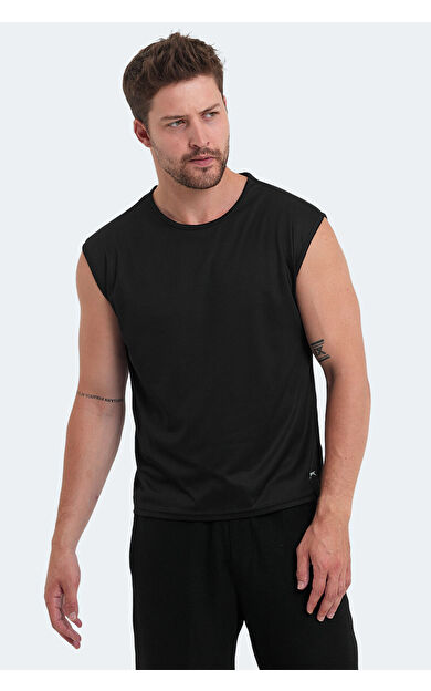 Slazenger VASKA I Erkek Tişört Siyah