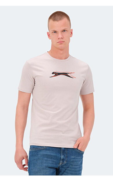 Slazenger VEDRAN KTN Erkek Tişört Taş Gri