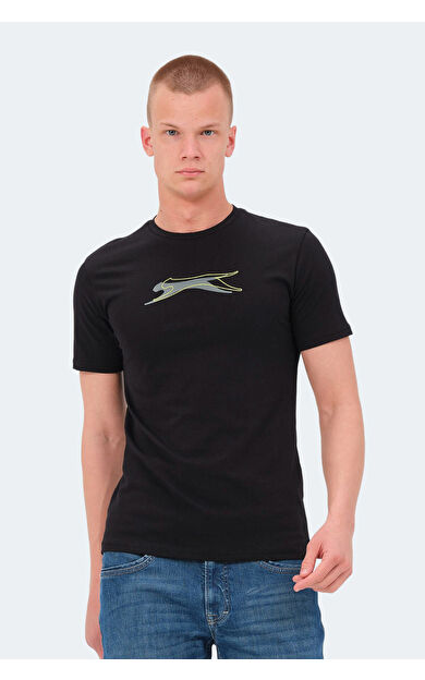 Slazenger VEDRAN KTN Erkek Tişört Siyah