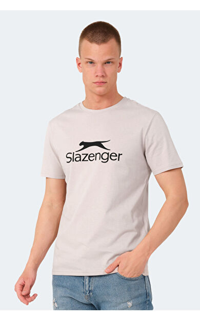 Slazenger VEERA Erkek Tişört Taş Gri