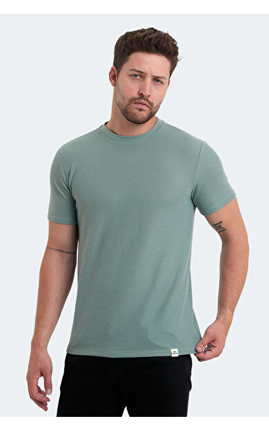 Slazenger VELVEL Erkek Tişört Su Yeşili