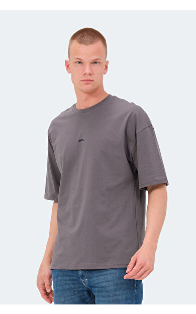 Slazenger VENETIA I Erkek Tişört Koyu Gri