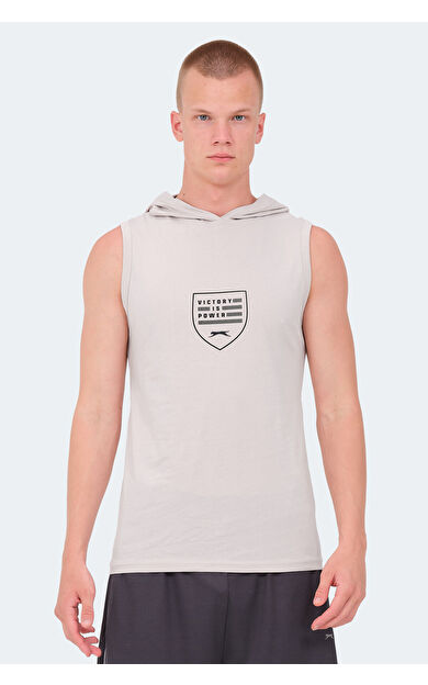 Slazenger VERSIO Erkek Tişört Taş Gri
