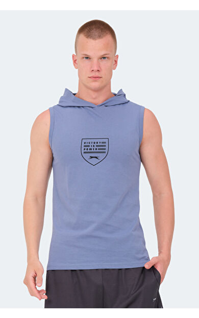 Slazenger VERSIO Erkek Tişört Mavi