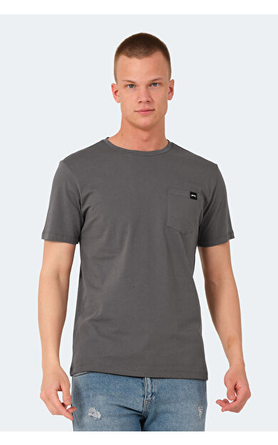 Slazenger VESELA Erkek Tişört Koyu Gri