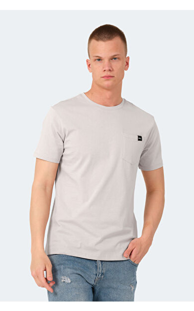 Slazenger VESELA Erkek Tişört Taş Gri