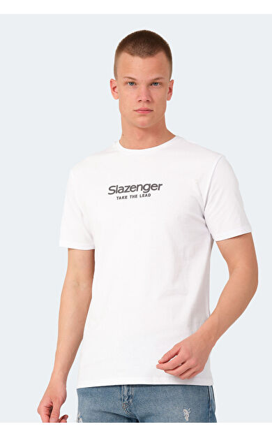 Slazenger VOITTO Erkek Tişört Beyaz