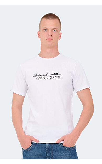 Slazenger VOLKER I Erkek Tişört Beyaz