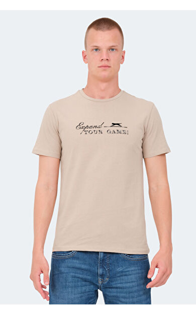 Slazenger VOLKER I Erkek Tişört Bej