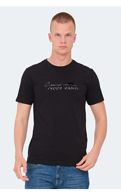 Slazenger VOLKER I Erkek Tişört Siyah