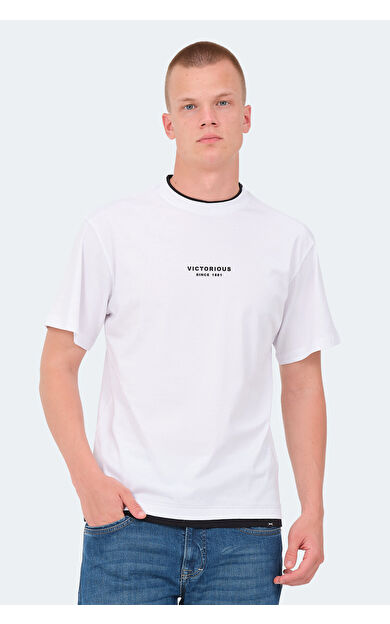 Slazenger VRENI Erkek Tişört Beyaz