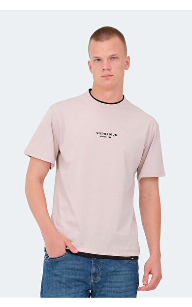 Slazenger VRENI Erkek Tişört Taş Gri