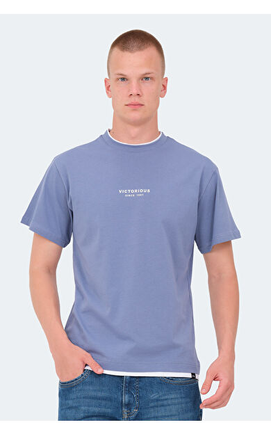 Slazenger VRENI Erkek Tişört Mavi