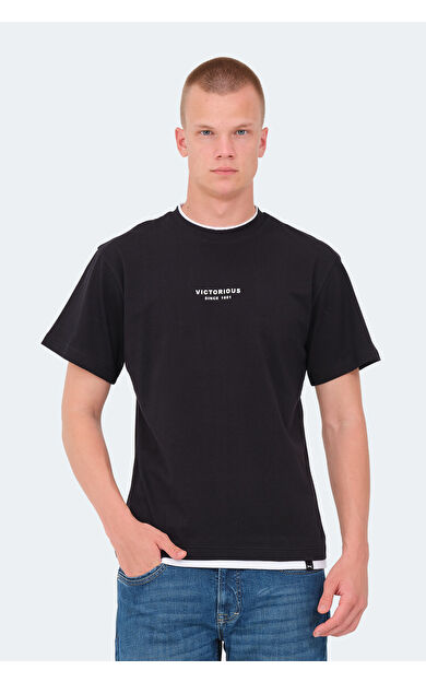 Slazenger VRENI Erkek Tişört Siyah