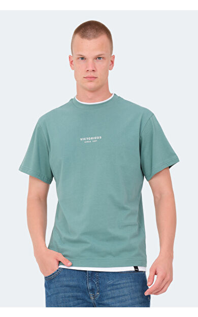 Slazenger VRENI Erkek Tişört Su Yeşili