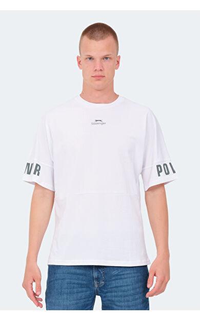 Slazenger VISION Erkek Tişört Beyaz