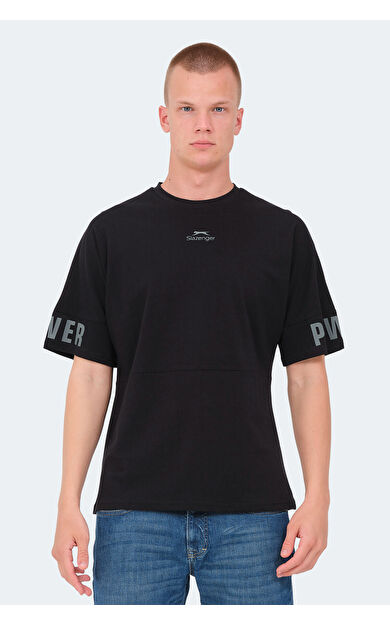 Slazenger VISION Erkek Tişört Siyah