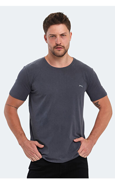 Slazenger KRESTEN I Erkek Tişört Koyu Gri