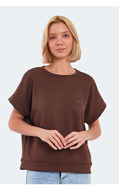 Slazenger VINKO I Kadın Tişört Toprak