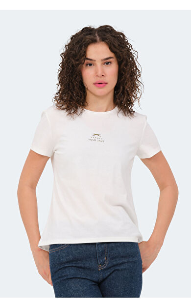 Slazenger VIRAJ Erkek Tişört Ekru