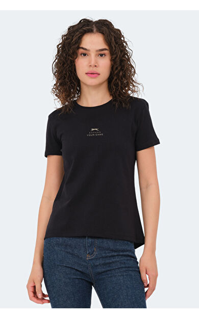 Slazenger VIRAJ Erkek Tişört Siyah