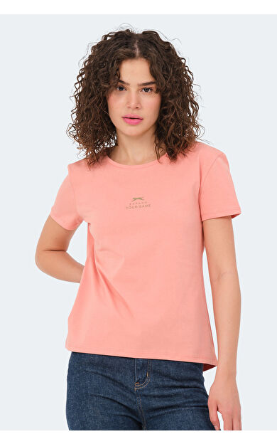 Slazenger VIRAJ Kadın Tişört Somon