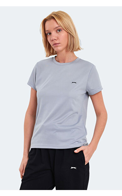 Slazenger RACING Kadın Tişört Açık Gri