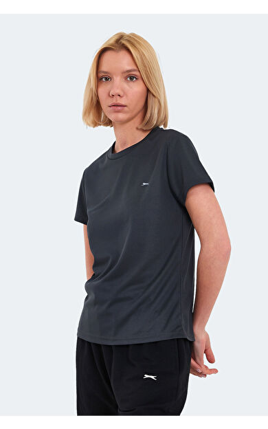Slazenger RACING Kadın Tişört Antrasit