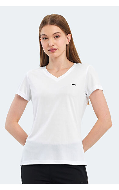 Slazenger RIVE Kadın Tişört Beyaz
