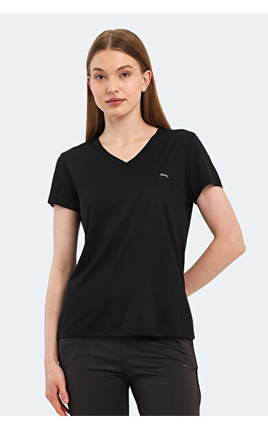 Slazenger RIVE Kadın Tişört Siyah