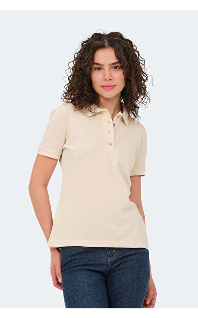 Slazenger VERA I Kadın Tişört Krem