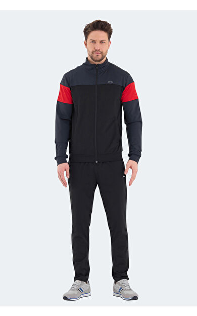 Slazenger RANSU Erkek Eşofman Takımı Koyu Gri