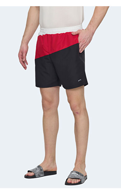 Slazenger ROHAN Erkek Şort Siyah / Kırmızı