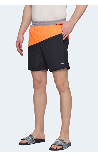 Slazenger ROHAN Erkek Şort Siyah / Turuncu