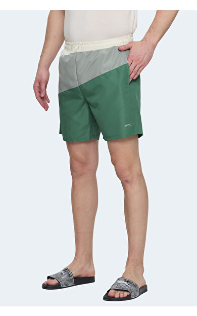 Slazenger ROHAN Erkek Şort Yeşil / Sarı
