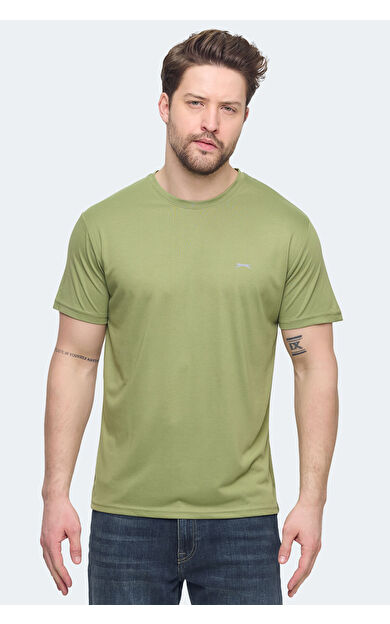 Slazenger KRATER Erkek Tişört Açık Yeşil