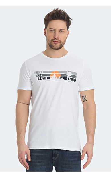 Slazenger RASA Erkek Tişört Beyaz