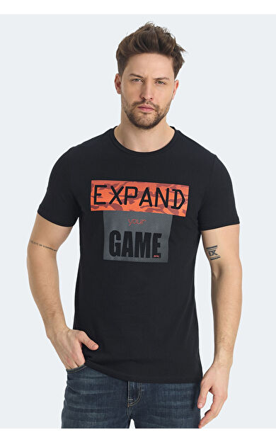 Slazenger RAVA Erkek Tişört Siyah